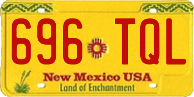 NM license plate 696TQL