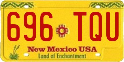 NM license plate 696TQU