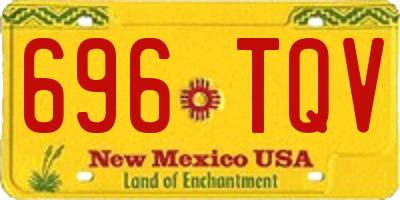 NM license plate 696TQV