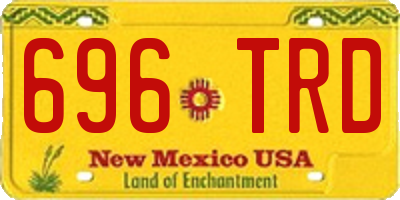 NM license plate 696TRD