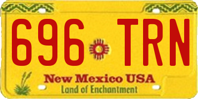 NM license plate 696TRN