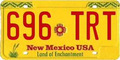 NM license plate 696TRT