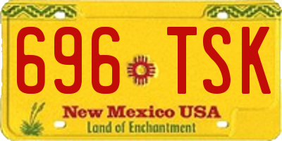 NM license plate 696TSK