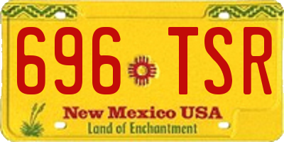 NM license plate 696TSR