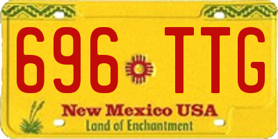 NM license plate 696TTG