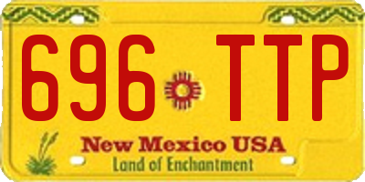 NM license plate 696TTP