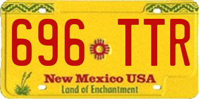 NM license plate 696TTR