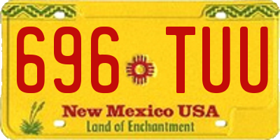 NM license plate 696TUU