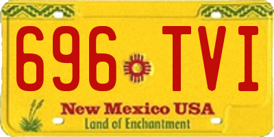 NM license plate 696TVI
