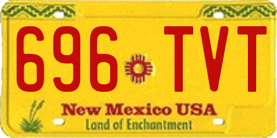 NM license plate 696TVT
