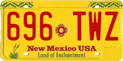 NM license plate 696TWZ