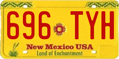 NM license plate 696TYH
