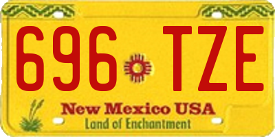 NM license plate 696TZE