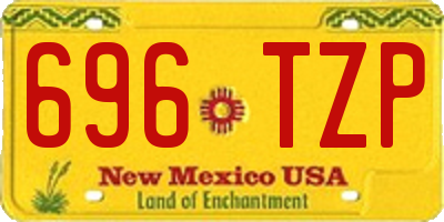 NM license plate 696TZP