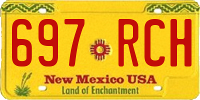NM license plate 697RCH