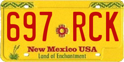 NM license plate 697RCK