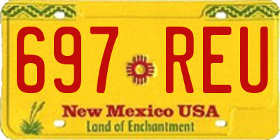 NM license plate 697REU