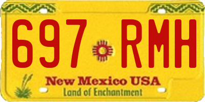 NM license plate 697RMH