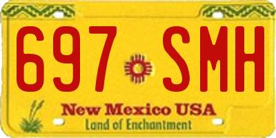 NM license plate 697SMH