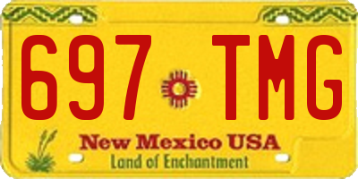 NM license plate 697TMG