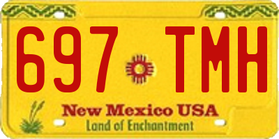 NM license plate 697TMH