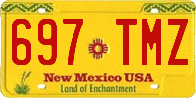 NM license plate 697TMZ