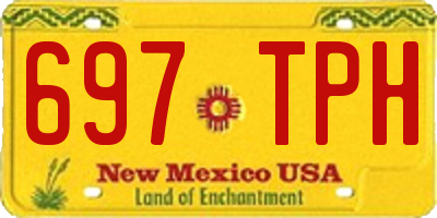 NM license plate 697TPH