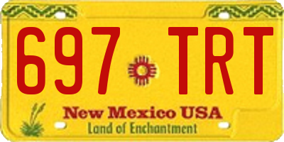 NM license plate 697TRT