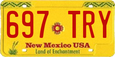 NM license plate 697TRY