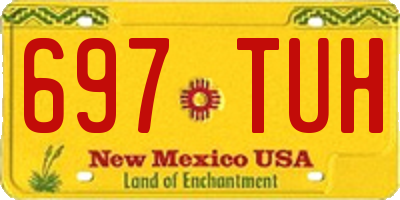 NM license plate 697TUH