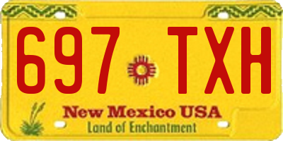 NM license plate 697TXH