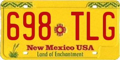 NM license plate 698TLG
