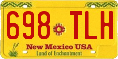 NM license plate 698TLH