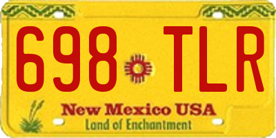 NM license plate 698TLR