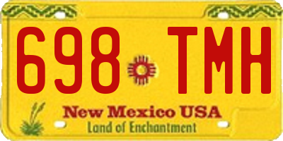 NM license plate 698TMH
