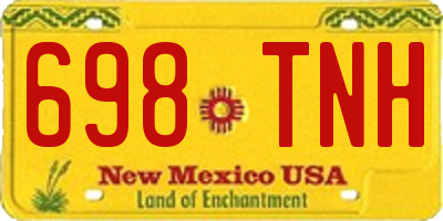 NM license plate 698TNH