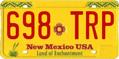NM license plate 698TRP