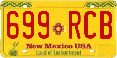NM license plate 699RCB