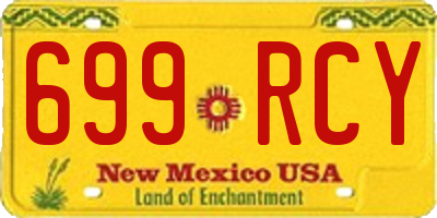 NM license plate 699RCY