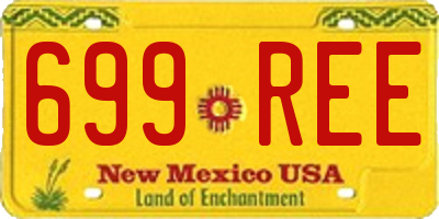 NM license plate 699REE