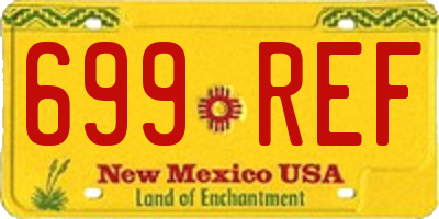 NM license plate 699REF