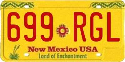 NM license plate 699RGL