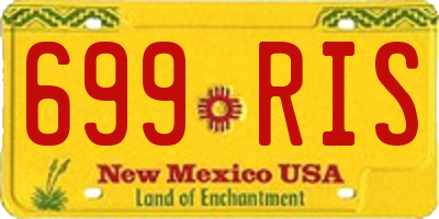 NM license plate 699RIS