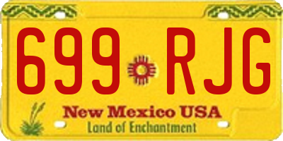NM license plate 699RJG