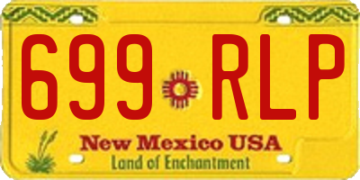 NM license plate 699RLP