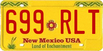 NM license plate 699RLT