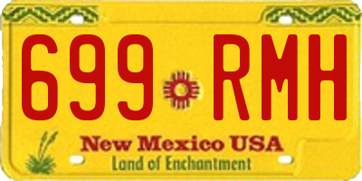 NM license plate 699RMH