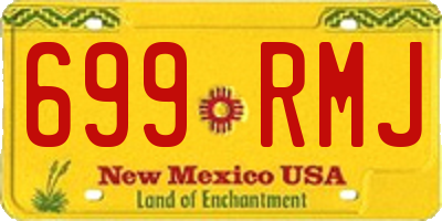 NM license plate 699RMJ
