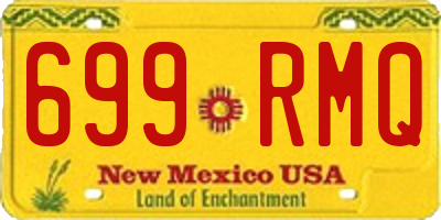 NM license plate 699RMQ
