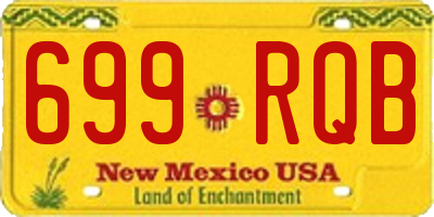 NM license plate 699RQB